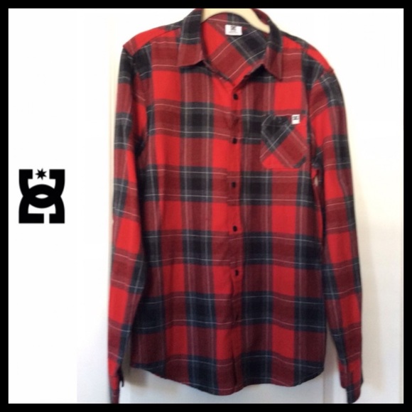DC Other - DC Plaid Flannel Shirt